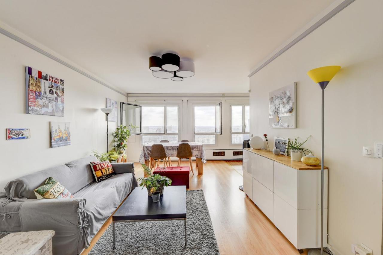 Appartement Place D'Italie Superbe Vue ปารีส ภายนอก รูปภาพ
